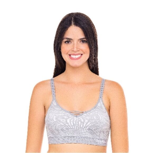 Women’s Sustainable V-Neck Bralette Bra 2-Pack Size XL - Picture 3 of 4